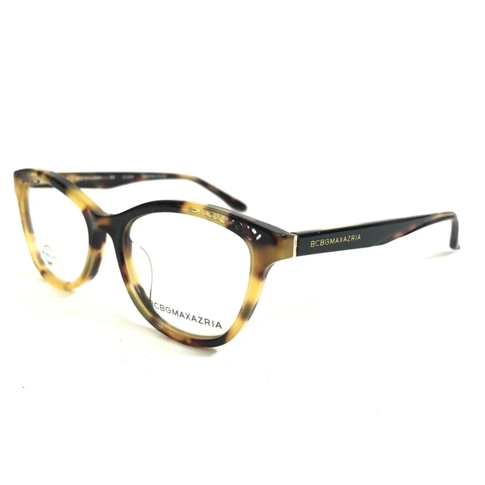 BCBGMAXAZRIA Eyeglasses Frames G-LILAH TORTOISE VINTAGE Cat Eye 51-16-135